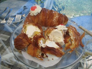 Lobster tail pastries.