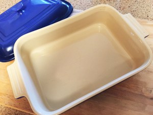 5-inch deep casserole dish.